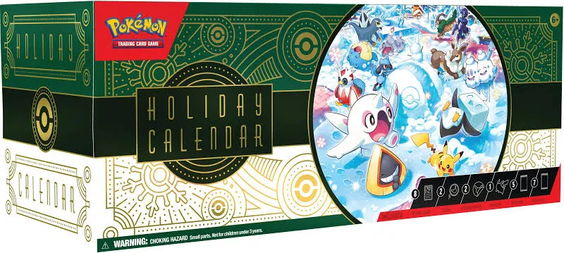 Holiday Calendar 2024 Pokemon TCG Set Logo